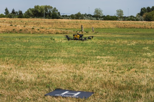 Landmeter en Drone
